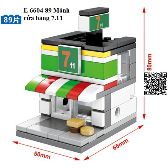 1203 Mô hình Lego lắp rắp nhà, cửa hàng, sân khấu Nhiều hình dáng