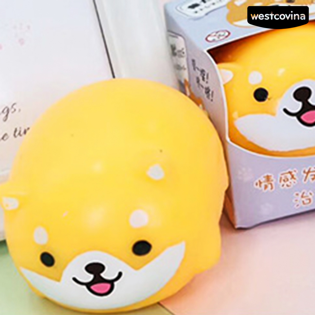 Đồ Chơi Squishy Hình Chú Chó Shiba Dễ Thương Giúp Giảm Căng Thẳng