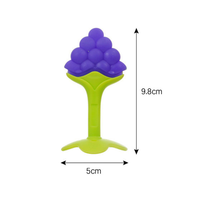 [Mua 2 giảm 4%] Đồ Chơi Cắn Răng Gặm Nướu Thiết Kế Hình Trái Cây Cho Bé Không Lo Độc Hại