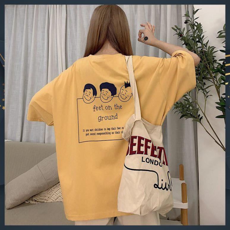 [Free Ship] Áo Phông Tay Lỡ Dáng Rộng Unisex Hình 3 Cậu Bé- Hàng Loại 1, Hot Trend | BigBuy360 - bigbuy360.vn