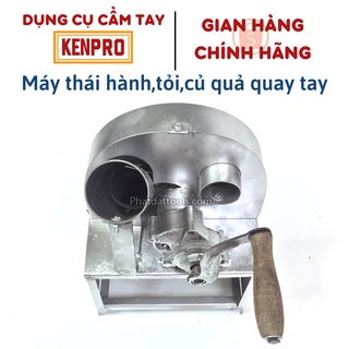 Máy thái hành,tỏi,củ quả quay tay