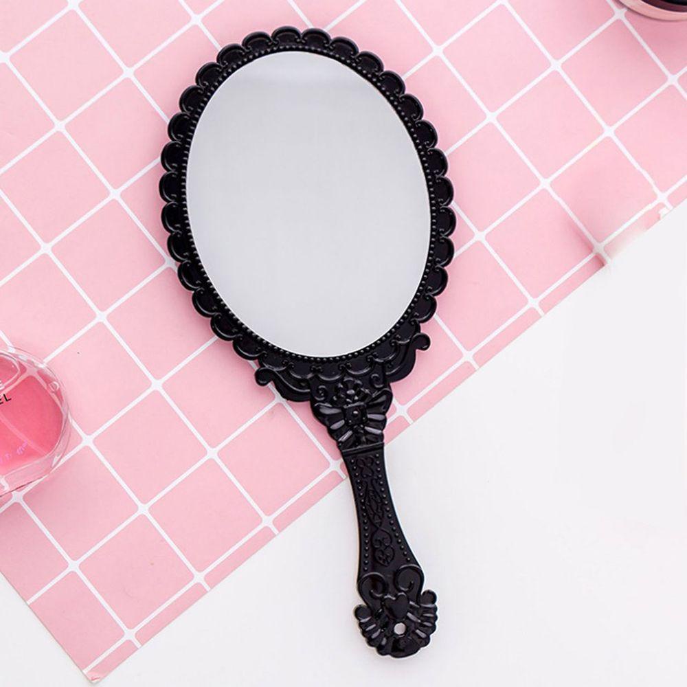 Gương Trang Điểm Cầm Tay Hình Oval Họa Tiết Hoa Phong Cách Vintage BERNARDO