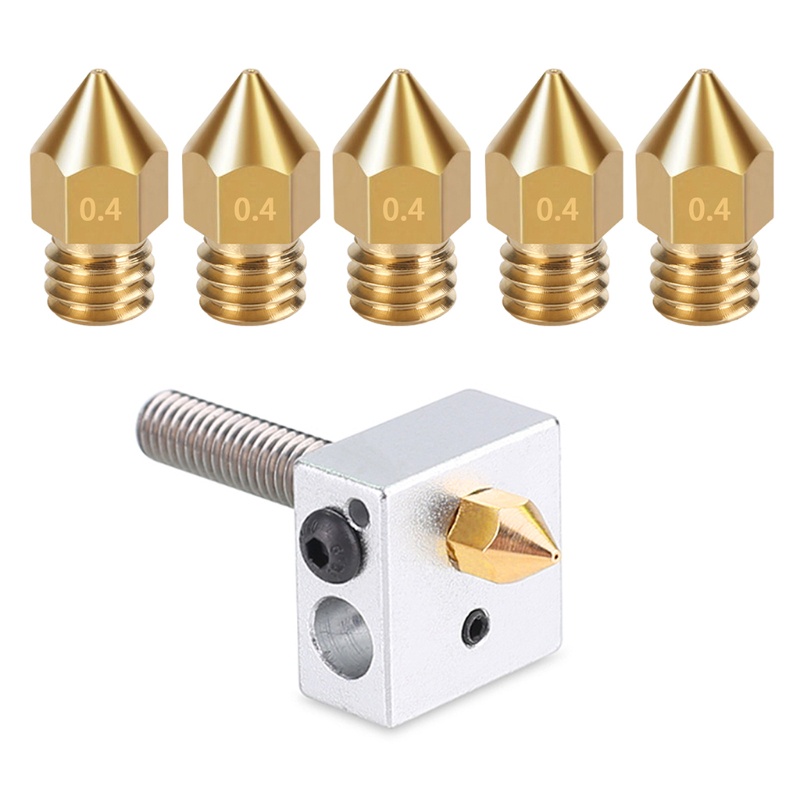 Set 40 Vòi Phun MK8 1.75mm CR-10 Ender 3 Ender 5 Kèm Dụng Cụ Vệ Sinh Dành Cho Máy In 3D