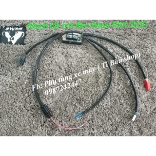 Mạch tắt mở đèn  passing đèn chính và trợ sáng cho xe Wave RSX 2020 bấm sẵn giăc cos