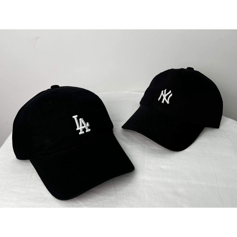 MŨ/NÓN LƯỠI TRAI MLB LOGO BASIC MÀU ĐEN - SƠN TÙNG MTP
