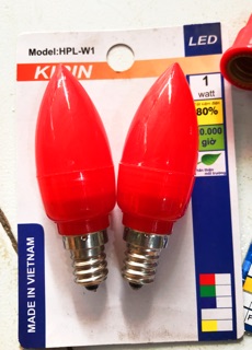combo 2 bóng ớt led + 2 chuôi