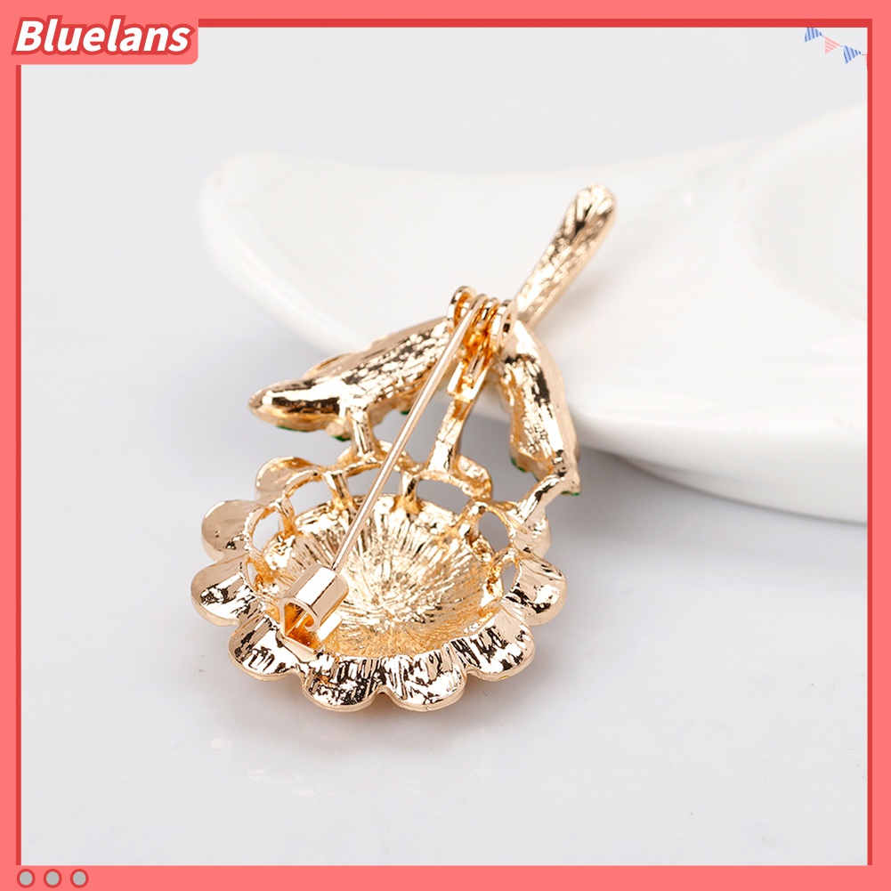 Ghim Cài Áo Hình Hoa Hướng Dương Đính Đá Nhân Tạo Thời Trang Cho Nữ