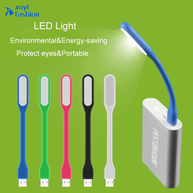 Đèn LED USB Mini Linh Hoạt Có Thể Uốn Cong Di Động Cho Powerbank Đọc Sách