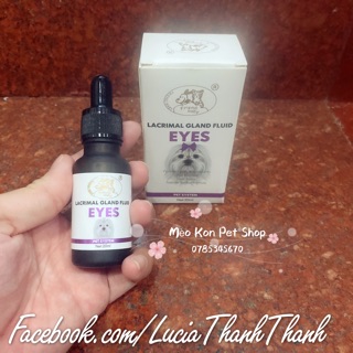 Thuốc trị chảy nước mắt ở chó mèo Lacrimal Gland Fluid EYES 20ml