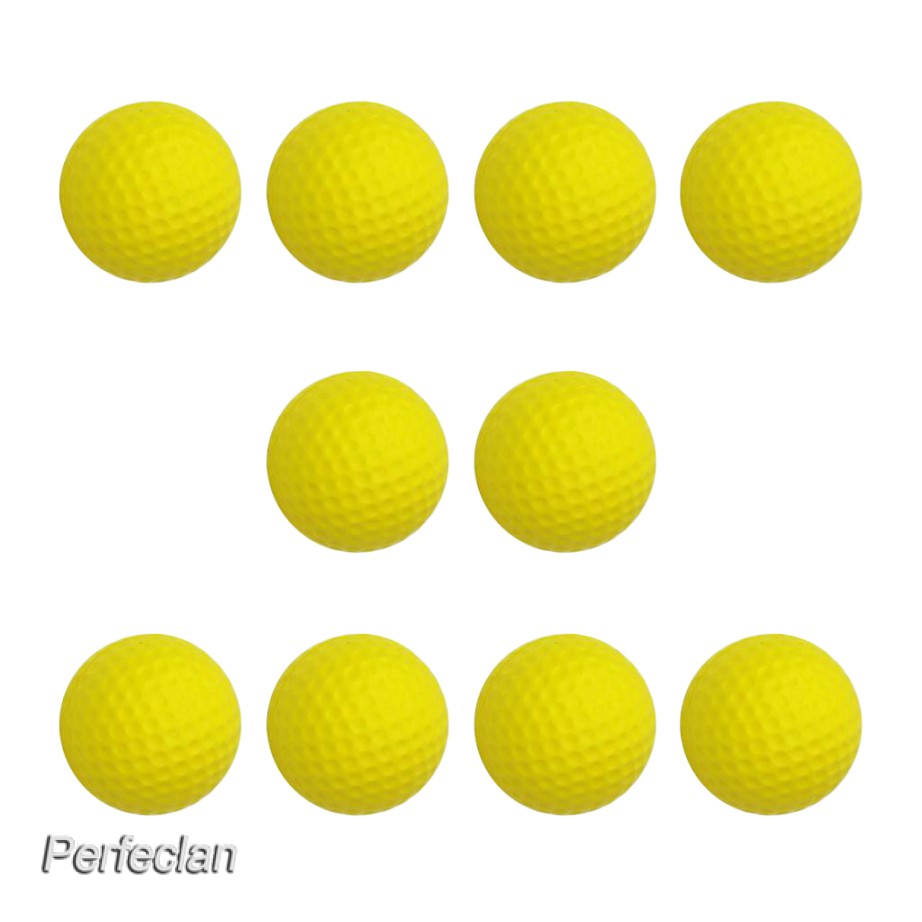 Set 10 Quả Bóng Golf Mềm Dẻo Linh Hoạt Luyện Tập Trong Nhà / Ngoài Trời