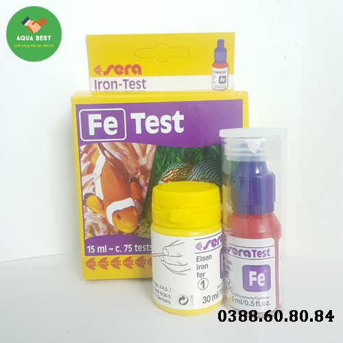 Test Fe Sera - Hộp sắt Sera Đức - Bộ Fe Sera
