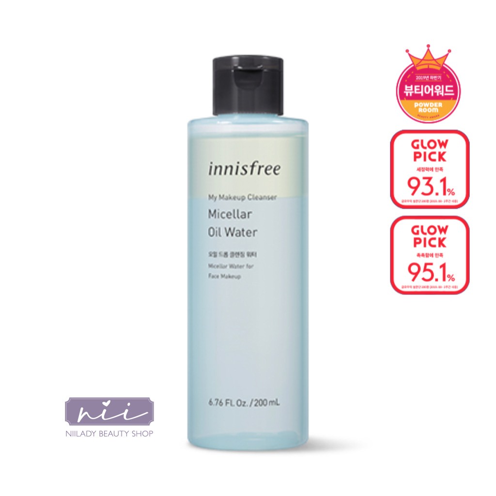 Tẩy trang INNISFREE MY MAKEUP CLEANSER - MICELLAR OIL WATER