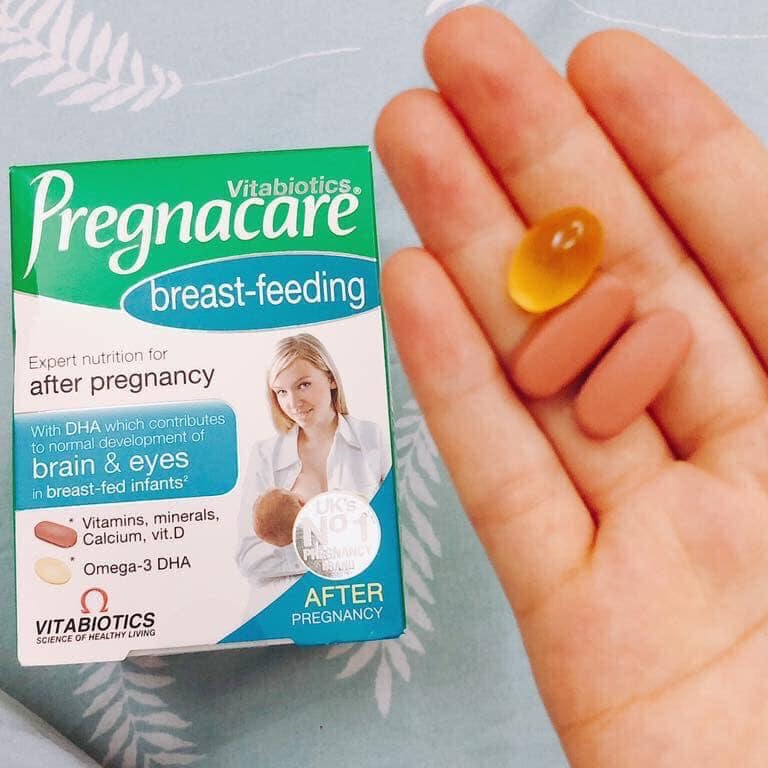 Vitamin tổng hợp cho mẹ sau sinh Pregnacare Breast-feeding 84 viên Anh