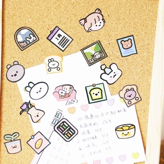 Set hai miếng stickers phong cách Hàn