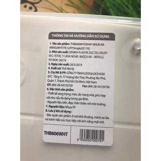 HỘP NHỰA ĐA NĂNG 2 TẦNG LOCK&LOCK THB606