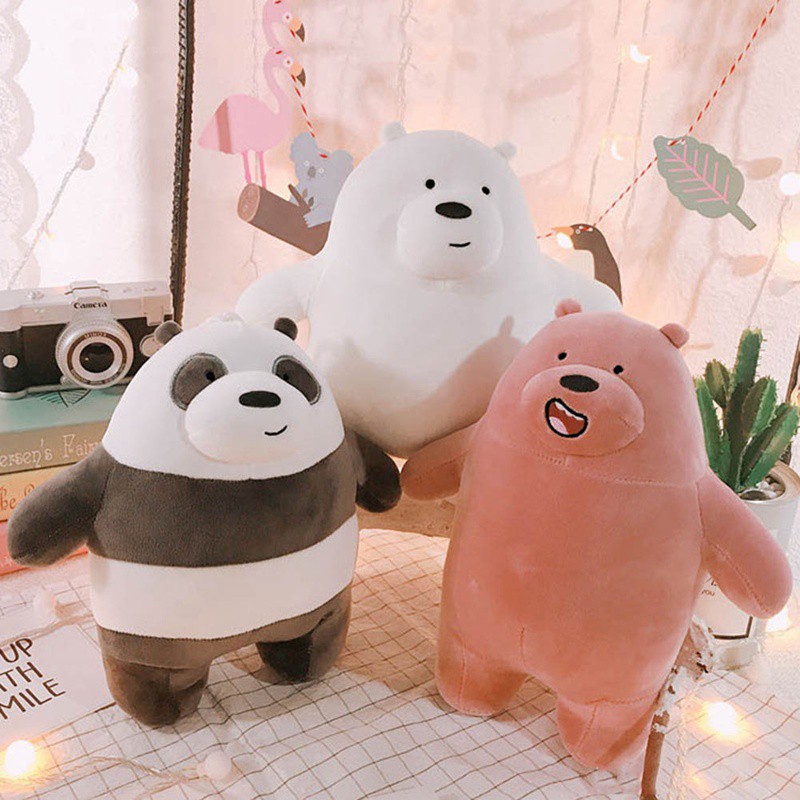 We Bare Bears đồ chơi nhồi bông Dễ Thương