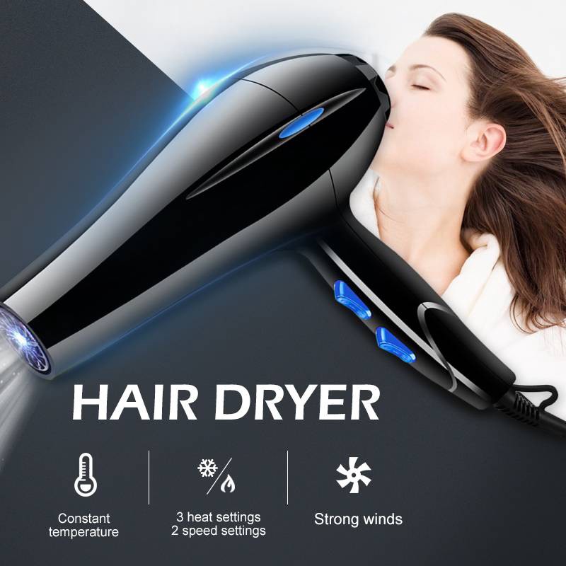 Máy sấy tóc UBEATOR 3 cấp nhiệt/ 2 tốc độ gió hỗ trợ tạo kiểu tóc chuyên nghiệp