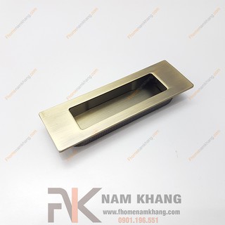 Tay nắm âm tủ màu đồng rêu NK099 (màu đồng rêu , 2 vít cách 96mm)