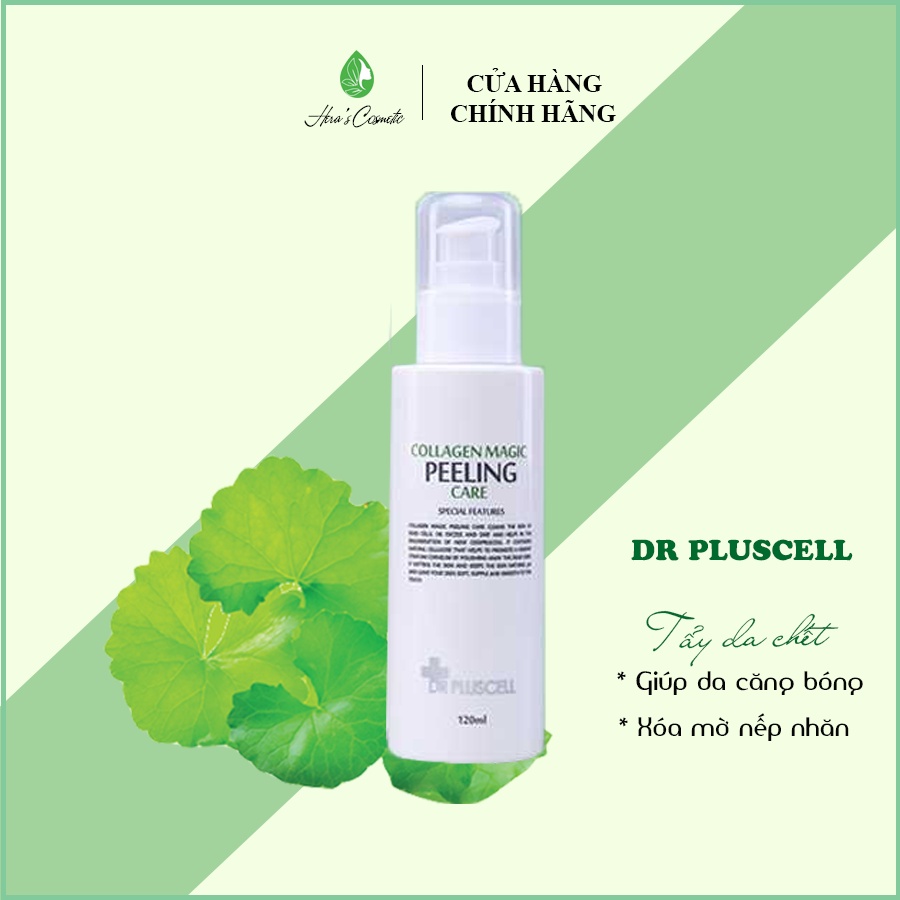 [GIẢM GIÁ] Tẩy da chết Dr Pluscell_Dr Pluscell Collagen Magic peeling care size mini 120ml, dạng gel