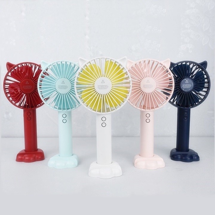 Quạt Cầm Tay Mini N10 Handy Fan 3in1 - Quạt - Đèn - Giá Đỡ Điện Thoại