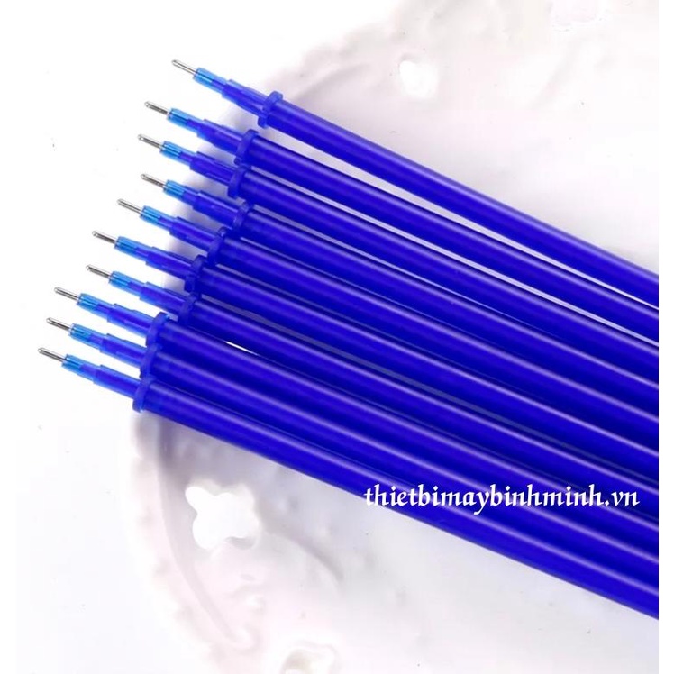 [Giá hủy diệt] (Hộp 60 cái) RUỘT BÚT BAY MÀU XANH ĐẦU NHỎ 0.5MM DÀI 13CM (TẶNG 2 BÚT GEL TẨY)