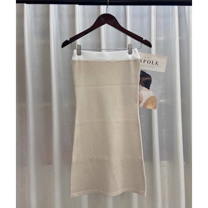 VÁY quây body chất cadigan siêu co giản