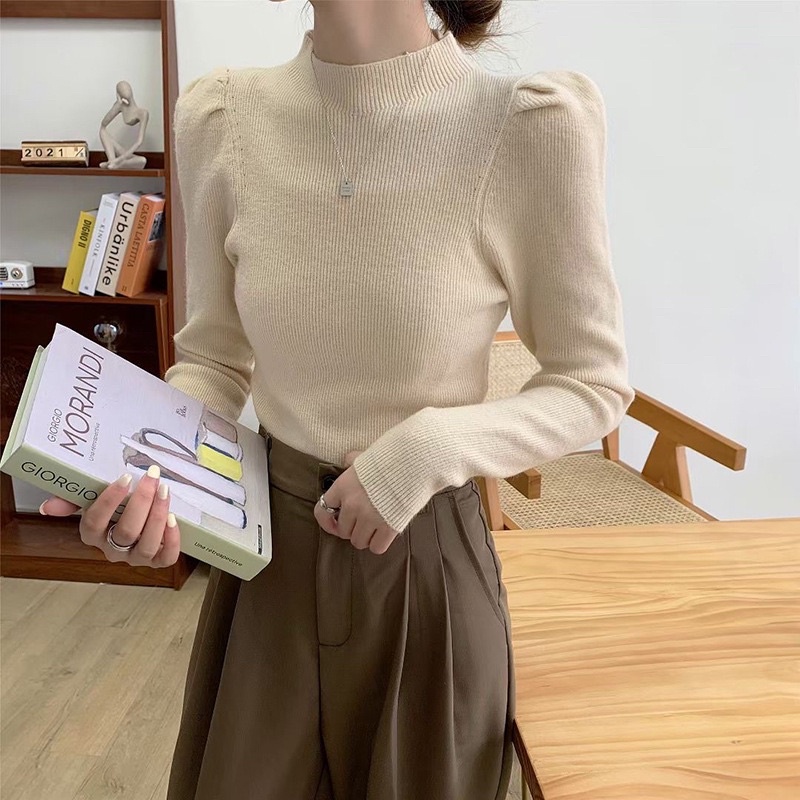 SALE ĐẦU MÙA ] Áo Len Tăm  Chất Mềm Mịn Siêu Co Dãn | BigBuy360 - bigbuy360.vn