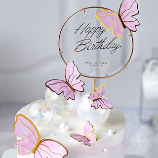 Que HPBD tròn trong khung sắt