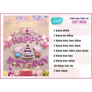 Set bong bóng trang trí sinh nhật | hati decor party