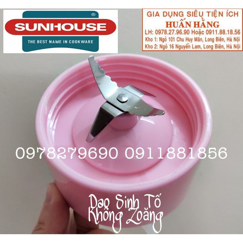 Dao xay 4 cánh và zoăng cao su máy sinh tố Sunhouse mã SHD5111 SHD5112 SHD5115