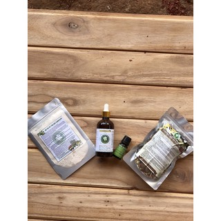 COMBO THUỐC BẮC TÁI TẠO DA GỒM thuốc 2 tháng bột rửa mặt thảo dược xông hơi giảm đỏ