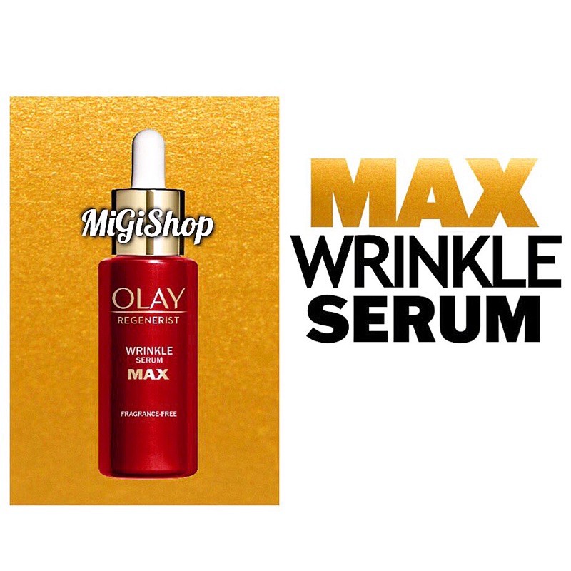 Tinh Chất Chống Nhăn Da Olay Wrinkle Serum Max Fragrance Free 40ml