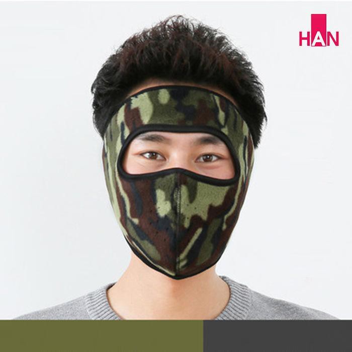 Khẩu trang ninja che kín mặt che tai chống nắng chống gió lạnh vải nỉ thích hợp nam và nữ - khau trang ni Shop_Quantutai