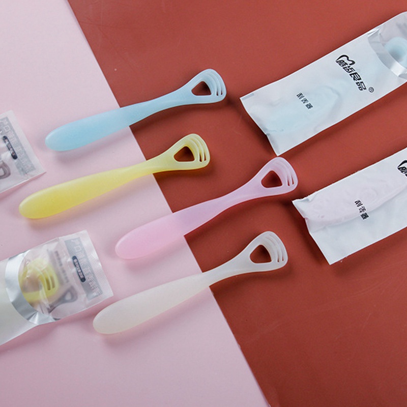 [Hàng mới về] Bàn chải đánh răng làm sạch lưỡi tiện dụng