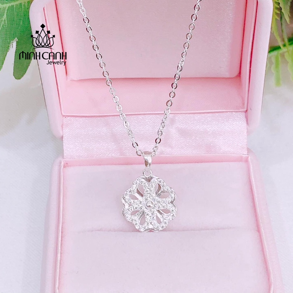 Dây Chuyền Bạc 4 Cánh Xoay Minh Canh Jewelry