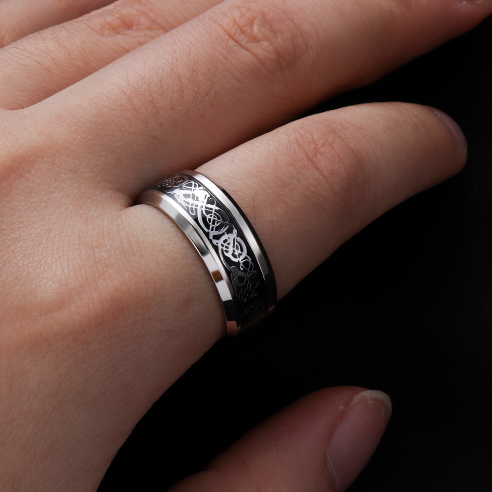 Nhẫn Cưới Rộng 6-13 8mm Cho Nam Và Nữ