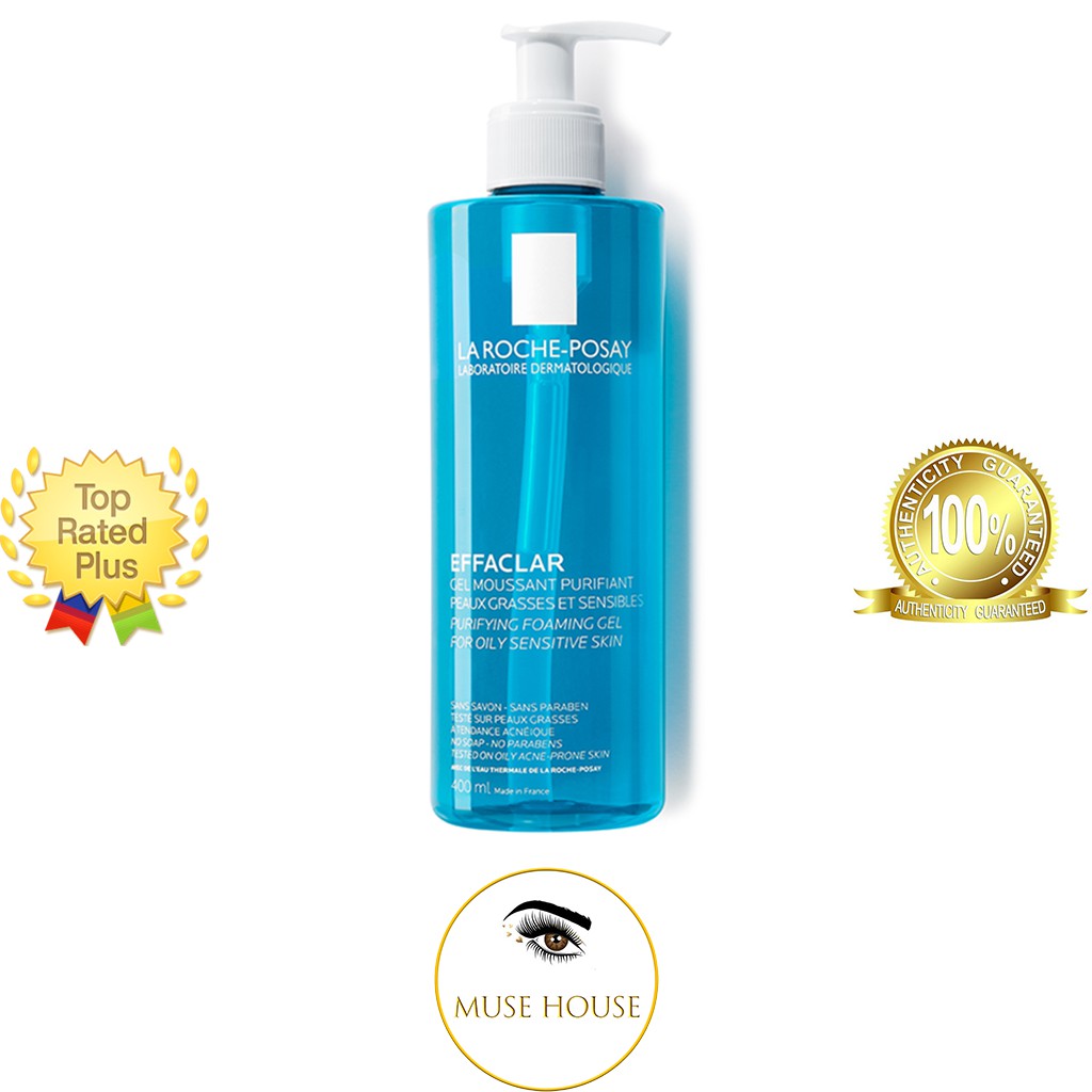 Gel rửa mặt tạo bọt làm sạch dành cho da dầu nhạy cảm La Roche-Posay Effaclar Foaming
