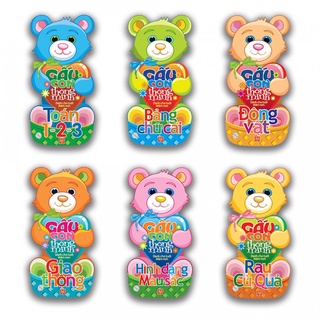 Sách : combo sách gấu con thông minh - trọn bộ 6 cuốn