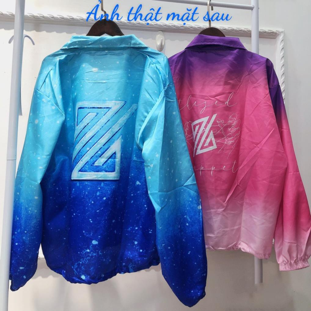 ÁO KHOÁC LOANG Z XANH HỒNG - ÁO BOMBER GIÓ LOANG CHỮ Z DÂY RÚT BO CHUN | BigBuy360 - bigbuy360.vn