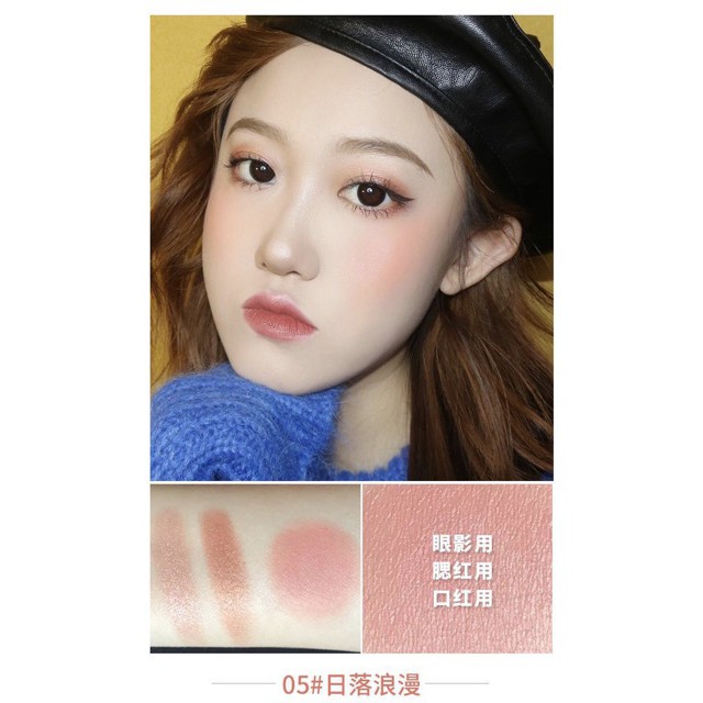 Phấn Mắt Kiêm Má Hồng 2 Tầng Vân Đá Hojo Dear Marble Hàng Nội Địa Trung HY8 | BigBuy360 - bigbuy360.vn