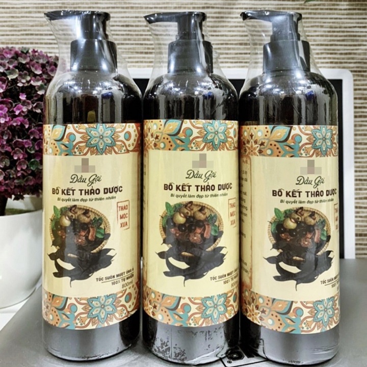 Dầu Gội Bồ Kết Thảo Dược giúp giảm rụng tóc, sạch gàu 800ml