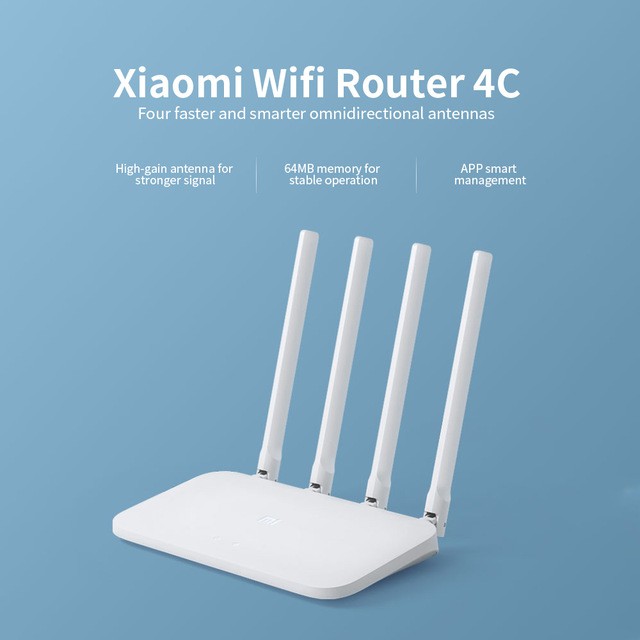 [CAM KẾT CHÍNH HÃNG] Bộ Phát Wifi Router Xiaomi Gen 4C