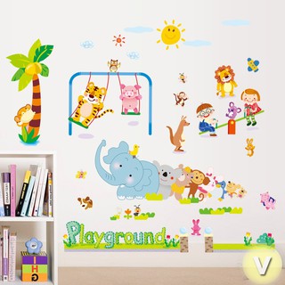 Decal dán tường Giờ ra chơi