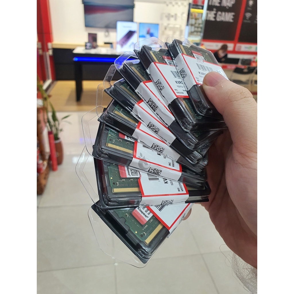 RAM Laptop Kingston 16GB DDR4 Bus 3200Mhz - KVR32S22S8/16 , Chính hãng , bảo hành 36 tháng