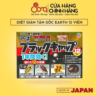 Viên diệt gián earth-chem nhật bản diệt tận gốc vỉ 12 viên