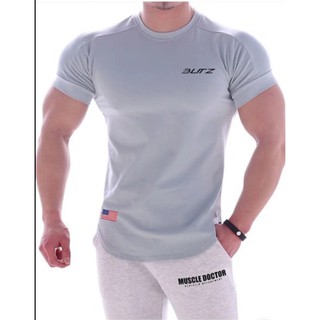 Áo tập gym body nam butz hàng nhập khẩu cao cấp vải cotton co dãn 4 chiều