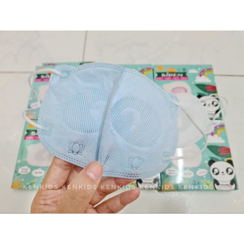 Hộp 10c khẩu trang Gấu Panda Biden đáng yêu cho bé 3-8 tuổi