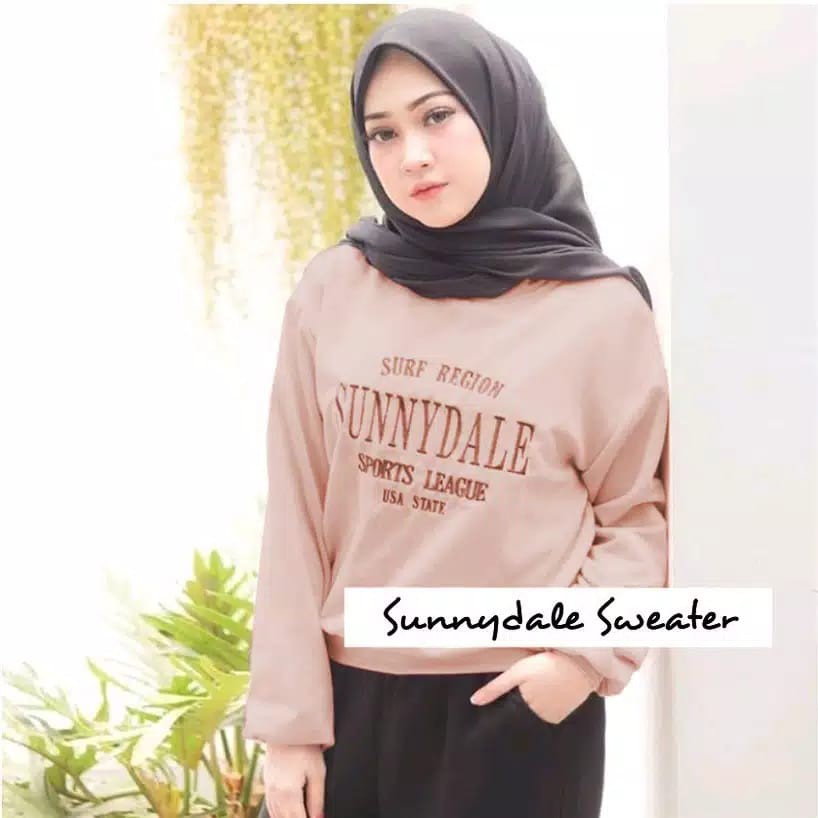 Sunnydale thêu SWEATER PREMIUM