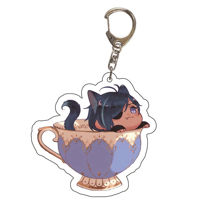 flowersqueen Móc Khóa Hình Vũ Khí Game Merchandise Genshin Impact