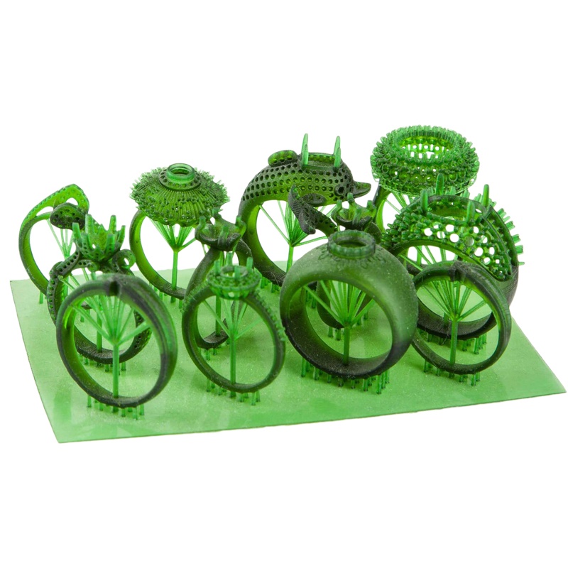 Resin đúc nữ trang, resin nữ trang, resin máy in 3d, Sáp Đúc Đồ trang sức Sáp Xanh lục 1KG